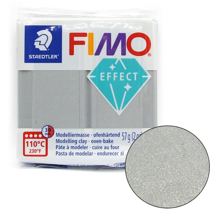 Fimo soft effect 57gr n. 81 - ARGENTO METALLICO