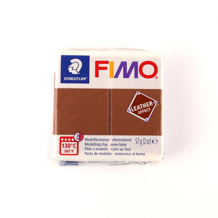 Fimo leather 57gr n. 779 - NOCE