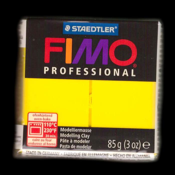 Fimo professional - n. 100 - TRUE YELLOW