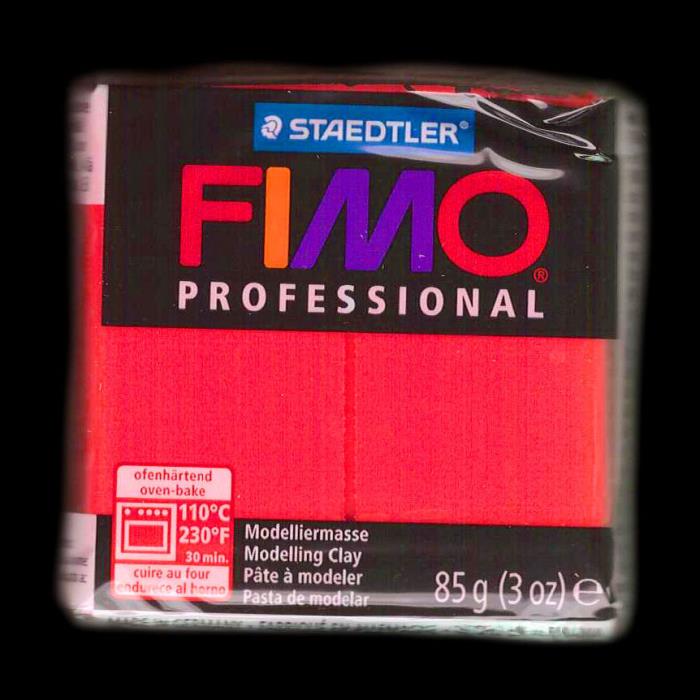 Fimo professional - n. 200 - TRUE RED