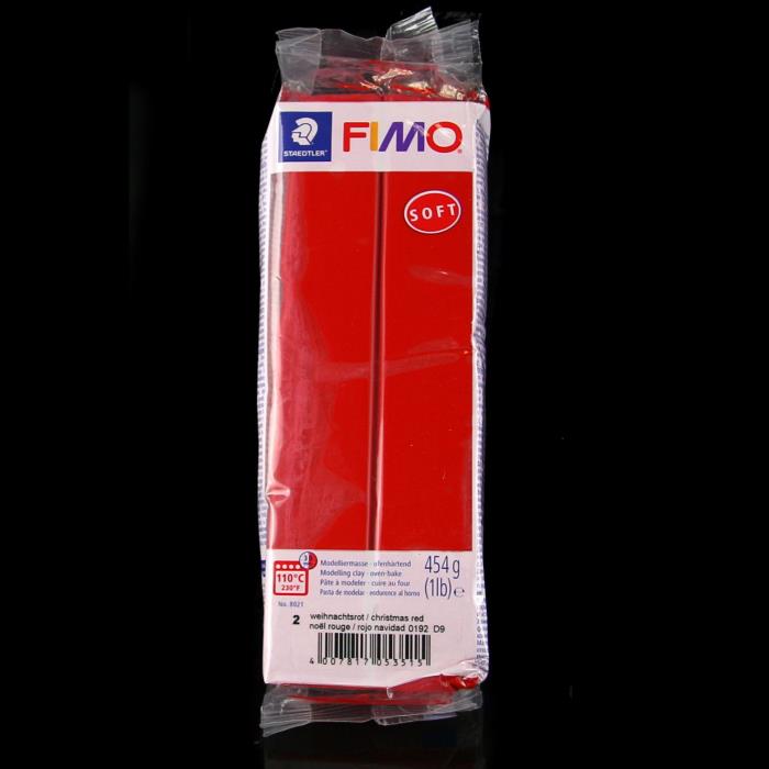 Fimo soft 454gr n. 2 - ROSSO NATALE