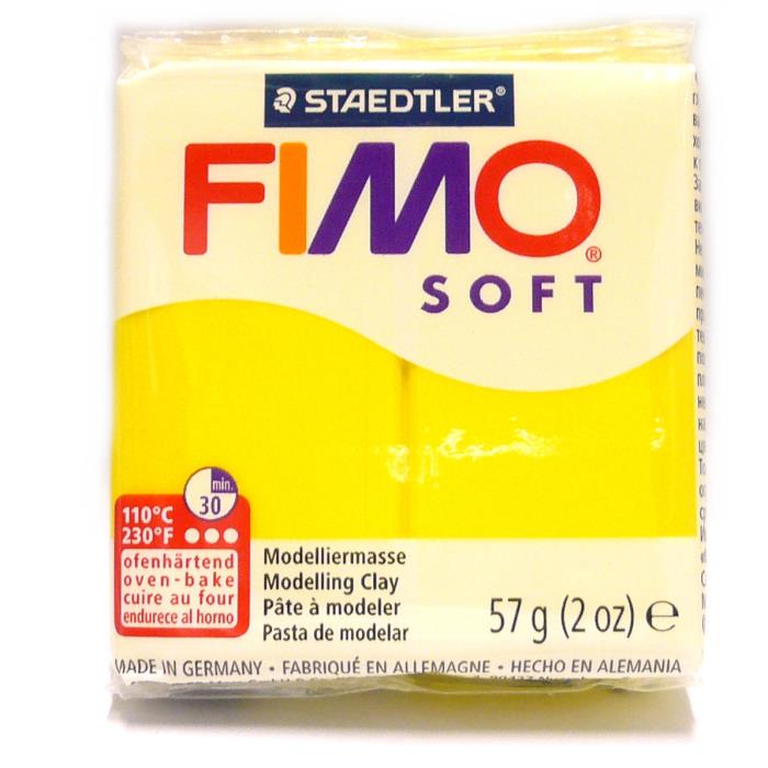 Fimo soft 57gr n. 10 - GIALLO LIMONE