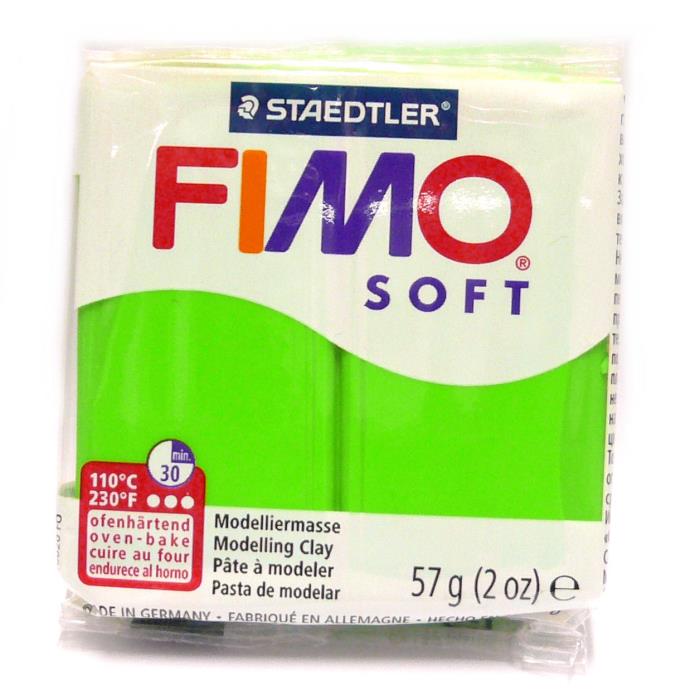 Fimo soft 57gr n. 50 - VERDE MELA