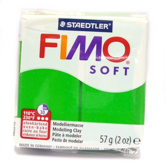 Fimo soft 57gr n. 53 - VERDE TROPICALE