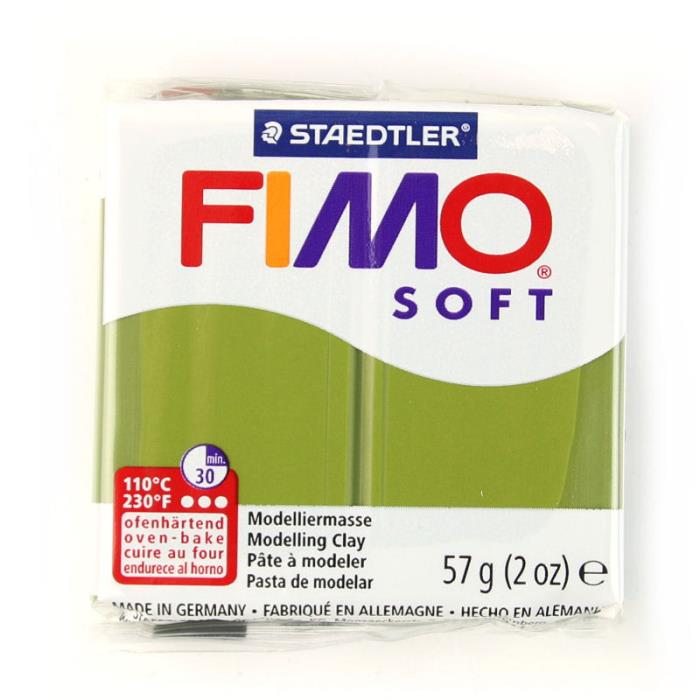 Fimo soft 57gr n. 57 - VERDE OLIVA