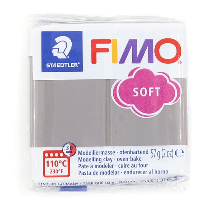 Fimo soft 57gr n. T80 - STORMY GREY