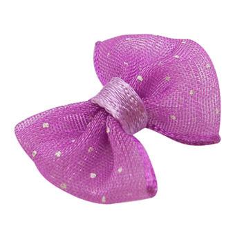 10 Fiocchetti pronti organza - Colore: LILLA