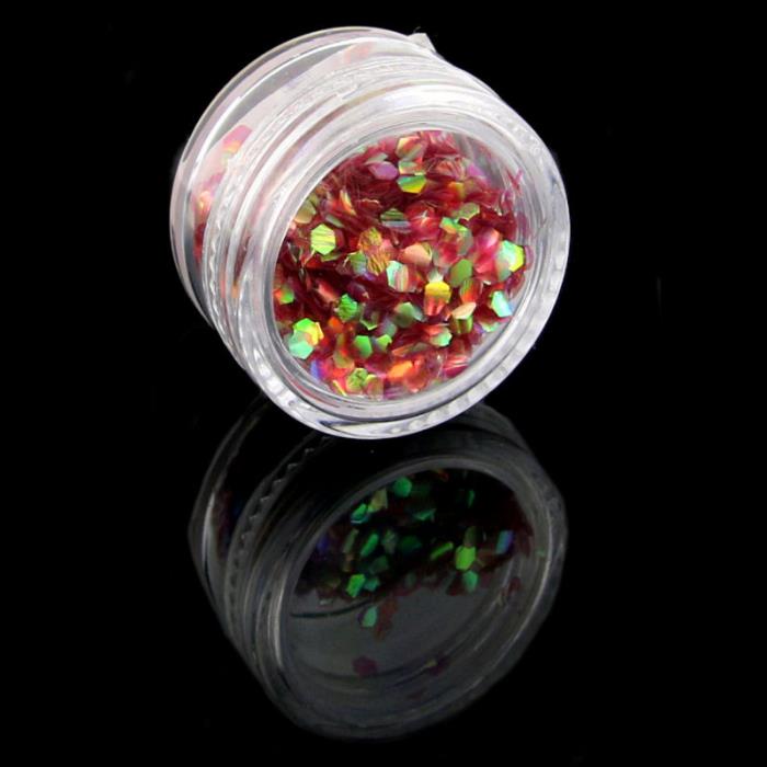Glitter Forme Miste - Mod. 09-02 - ROSSO IRIDESCENTE