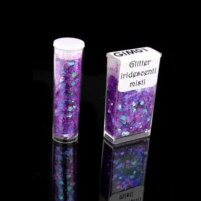 Glitter Iridescenti Misti - Mod. 01 - VIOLA