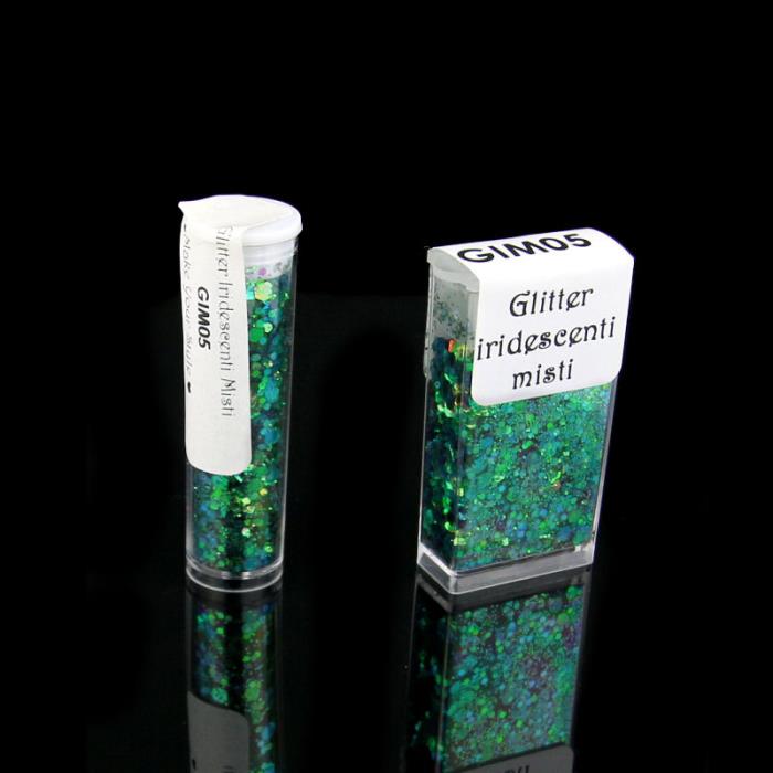 Glitter Iridescenti Misti - Mod. 05 - VERDE SMERALDO