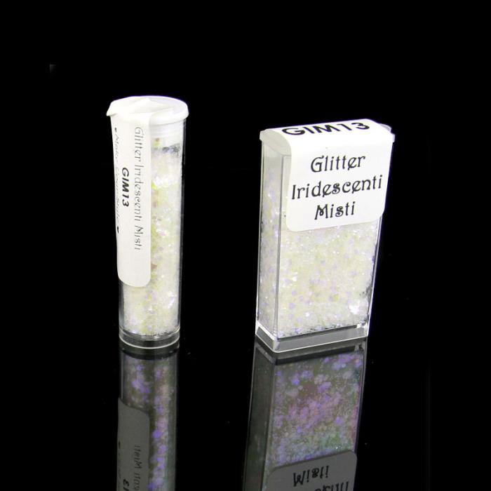 Glitter Iridescenti Misti - Mod. 13 - BIANCO CON RIFLESSI VIOLA