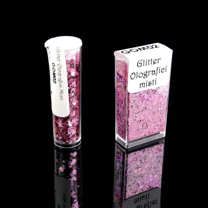 Glitter Olografici Misti - Mod. 02 - LILLA