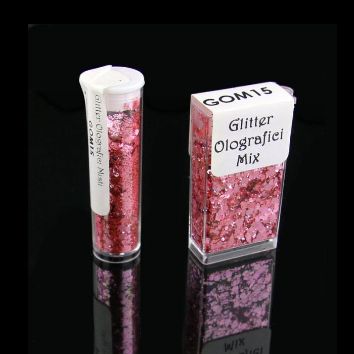 Glitter Olografici Misti - Mod. 15 - ROSA