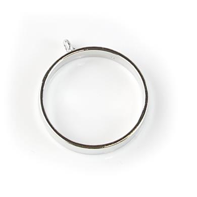 Charm Bezel - Cerchio - Colore: Argento