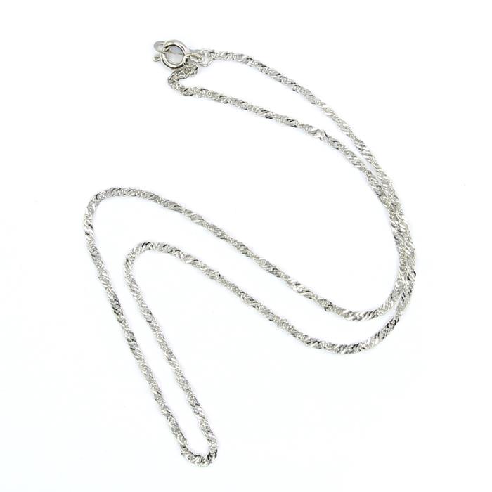 Collana pronta in color argento - Mod. 10