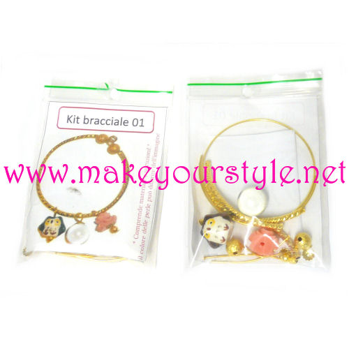 Kit bracciale - Mod. N01 - Colori: MISTI