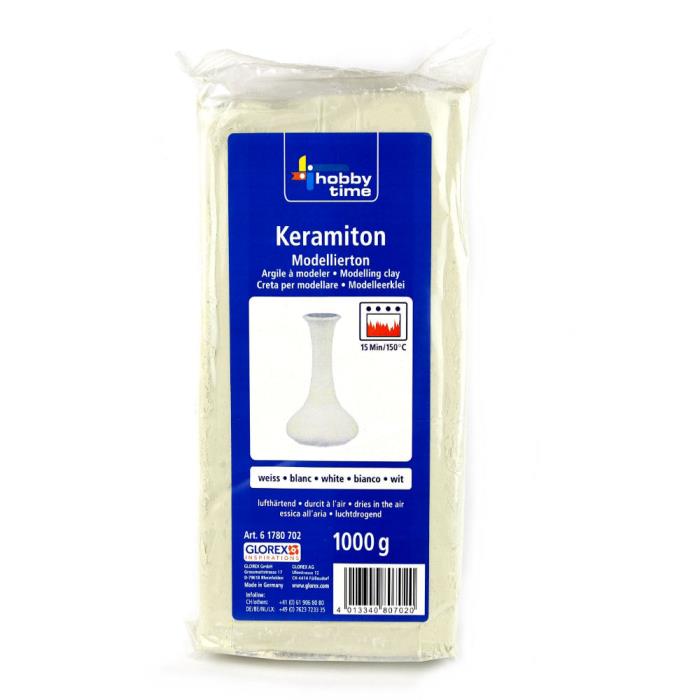 Keramiton Creta bianca per modellare - 1000gr 