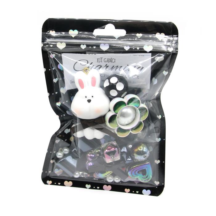 Kit Ganci Decorativi Charming - Mod. 02 - Chubby Rabbit
