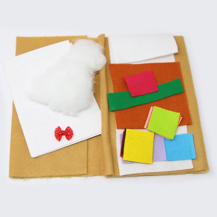 Kit pannolenci natale - Mod. 03 Casetta Pan di Zenzero Portagioie