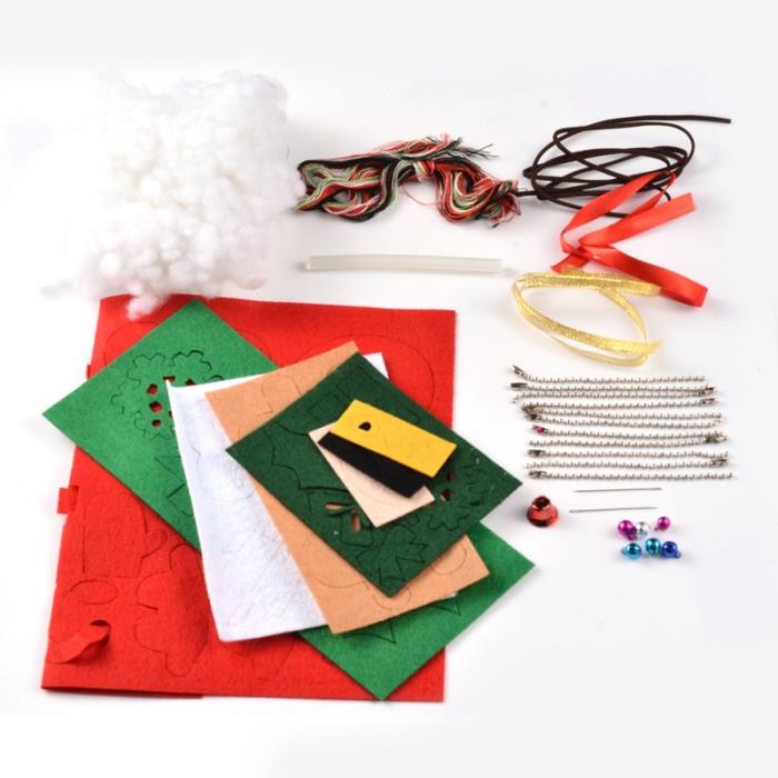 Kit pannolenci natale - Mod. 08 Portachiavi di Natale