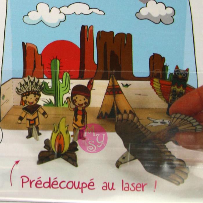 Kit Plastica Pazza 3D - Modello: INDIANI pretagliato