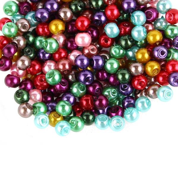 50 Perle rinascimento 4mm - colore: MISTE