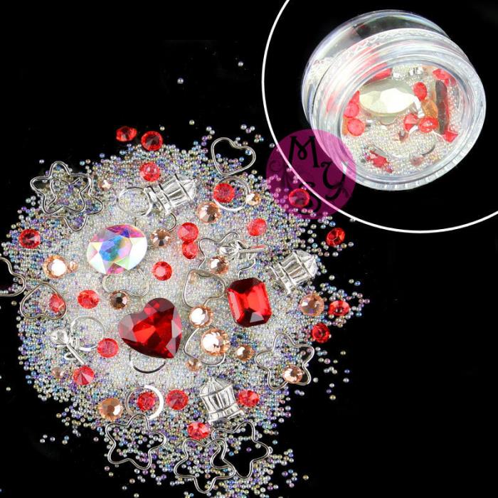 Strass, microsfere e decori metal - Lotto mix - Mod. 01