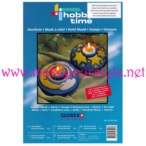 Stampo per colate - Portacandele - Mod. 1 + 2 lumini inclusi!!