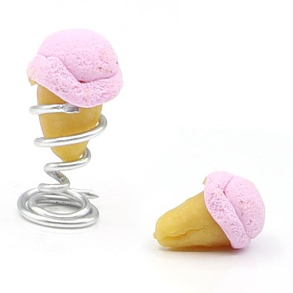 Miniature - Cono Gelato - Mod. 01 - Rosa Jogurt