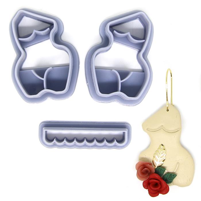 Set 3 cutter - Mod. 32 - Venere con rose