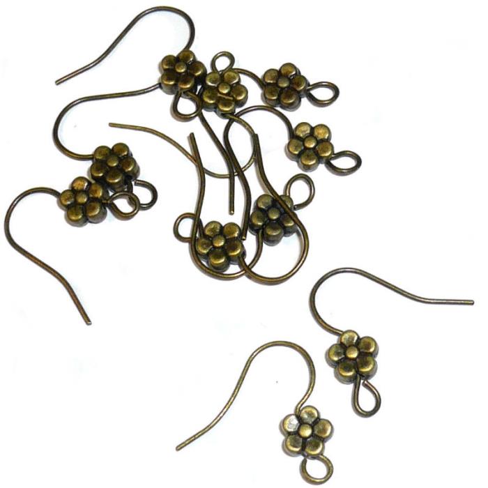 10 Monachelle bronzo con fiore