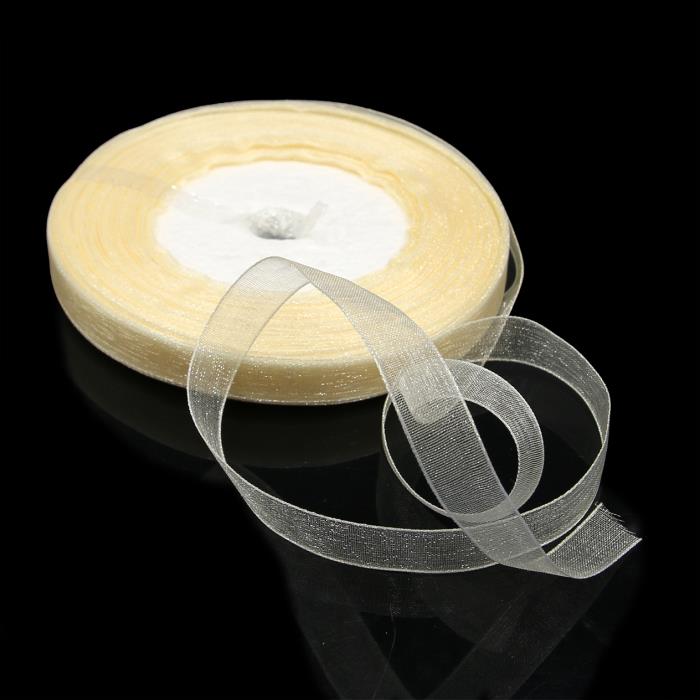 1 metro organza - Colore: AVORIO
