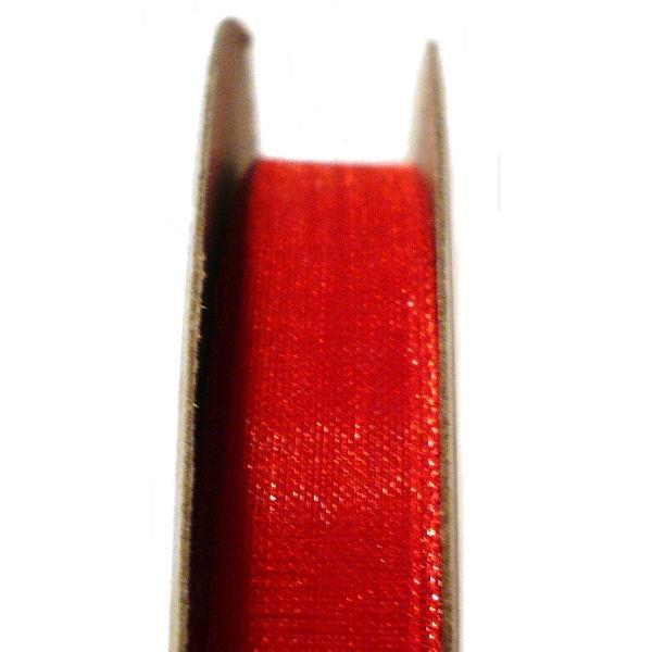 1 metro organza - Colore: ROSSO