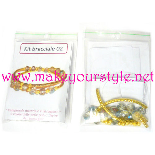 Kit bracciale - Mod. N02 - Colori: MISTI