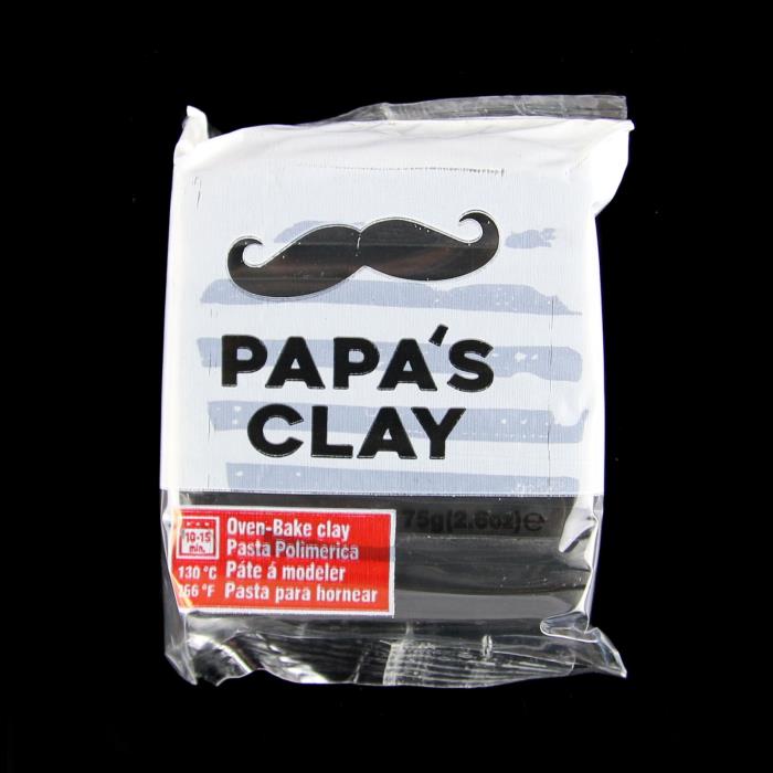 Papa's Clay 75gr - Colore: BLACK - Nero