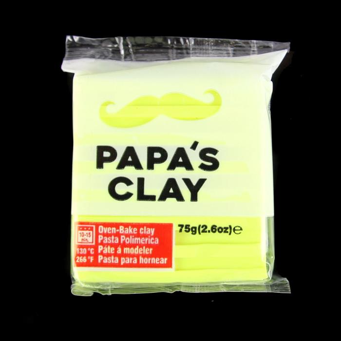 Papa's Clay 75gr - Colore: YELLOW NEON - Yellow Neon