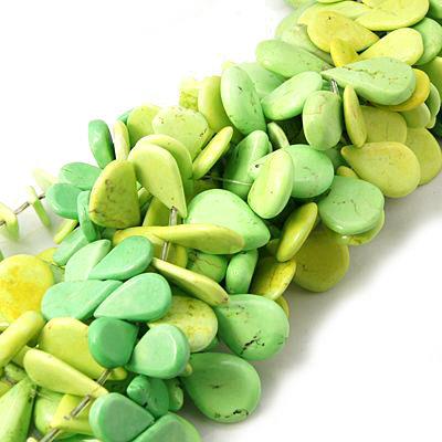4 Perle aulite - mod. 14 - Colore: VERDE