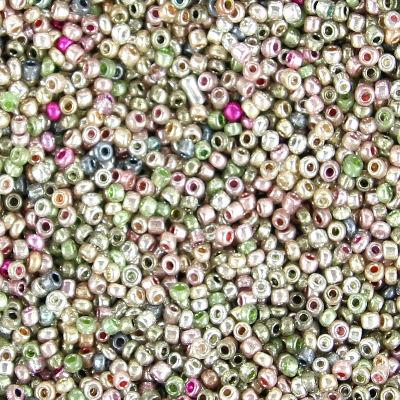 200 Perle conteria - Mod. 1 - Colore: ROSATI - VERDE - MIX - 2-3mm