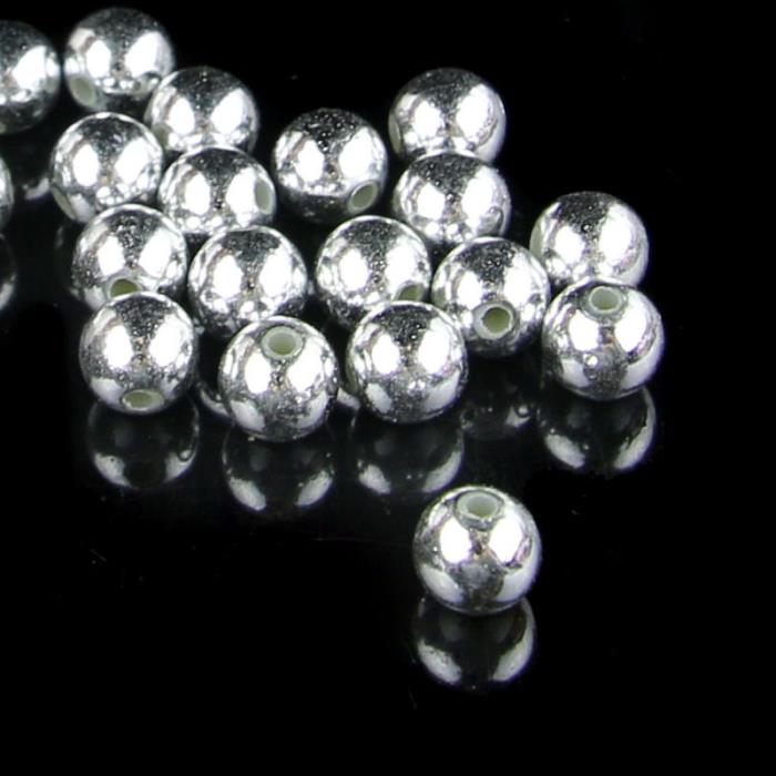 20 Perle tonde metallizzate