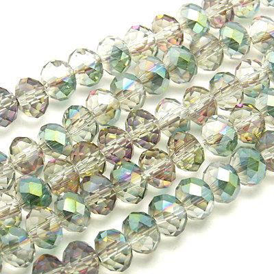 10 perle ovali - Mod.1 - colore: TRASPARENTE