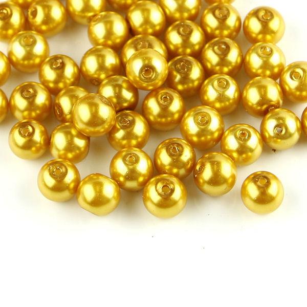 50 Perle rinascimento - colore: ORO