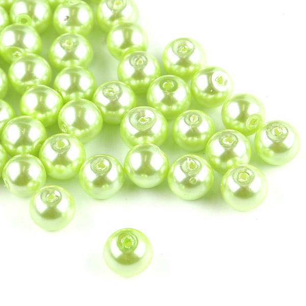 50 Perle rinascimento - colore: VERDE CHIARO