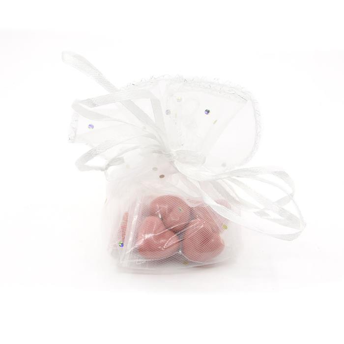 4 Sacchetti tinta unita tondi 26cm - mod. 01 - BIANCO