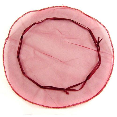 4 Sacchetti tinta unita tondi 26cm - mod. 02 - ROSSO