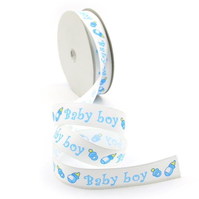 1 metro satin mod. 6 - Colore: AZZURRO Baby Boy
