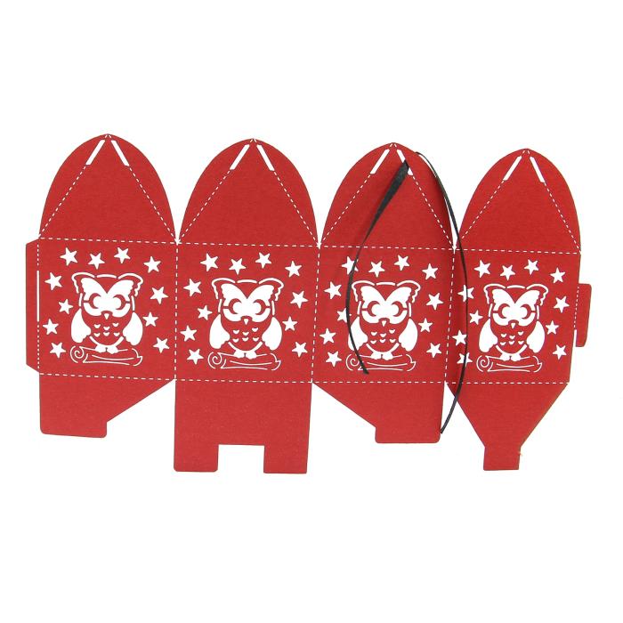 1 Scatola per bomboniere con nastro - Laurea - Mod. 1 - Rosso
