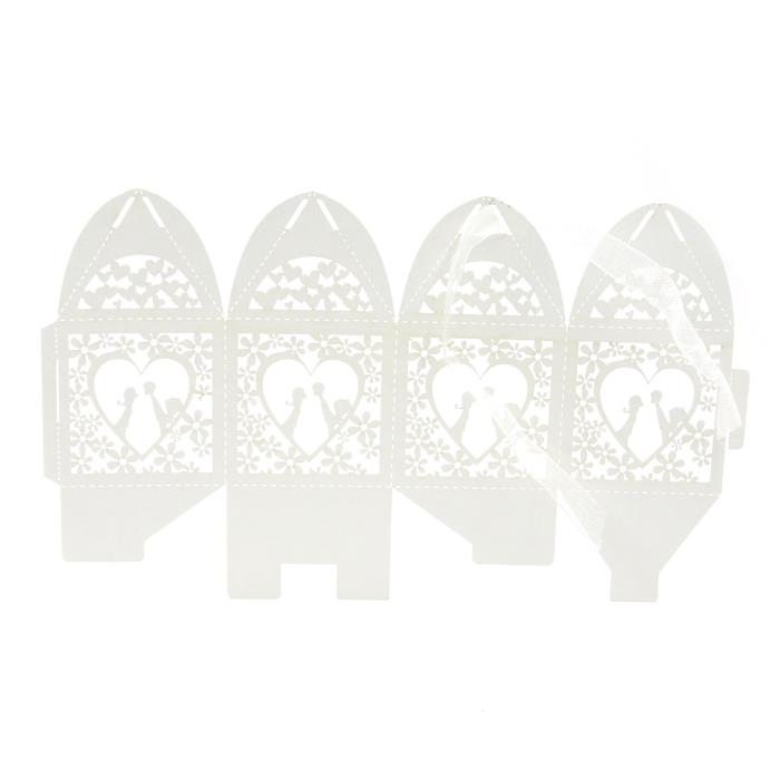 1 Scatola per bomboniere con nastro - Matrimonio - Mod. 1