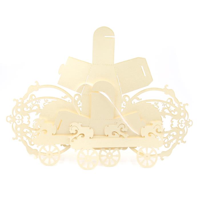 1 Scatola per bomboniere con nastro - Matrimonio - Mod. 4