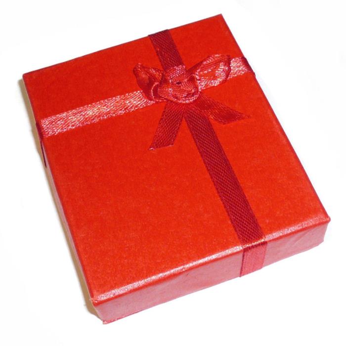 1 Scatola regalo - Mod. 1 - colore: ROSSO
