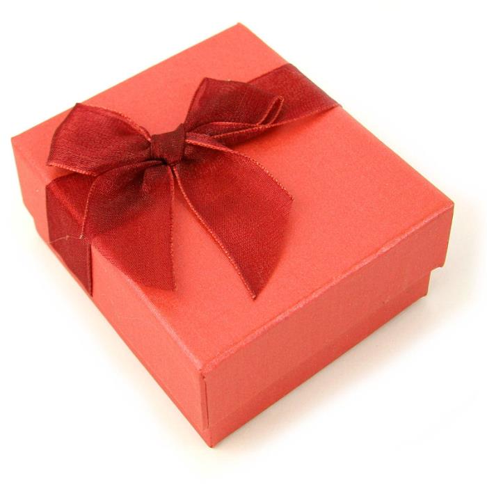 1 Scatola regalo - Mod. 5 - colore: ROSSO